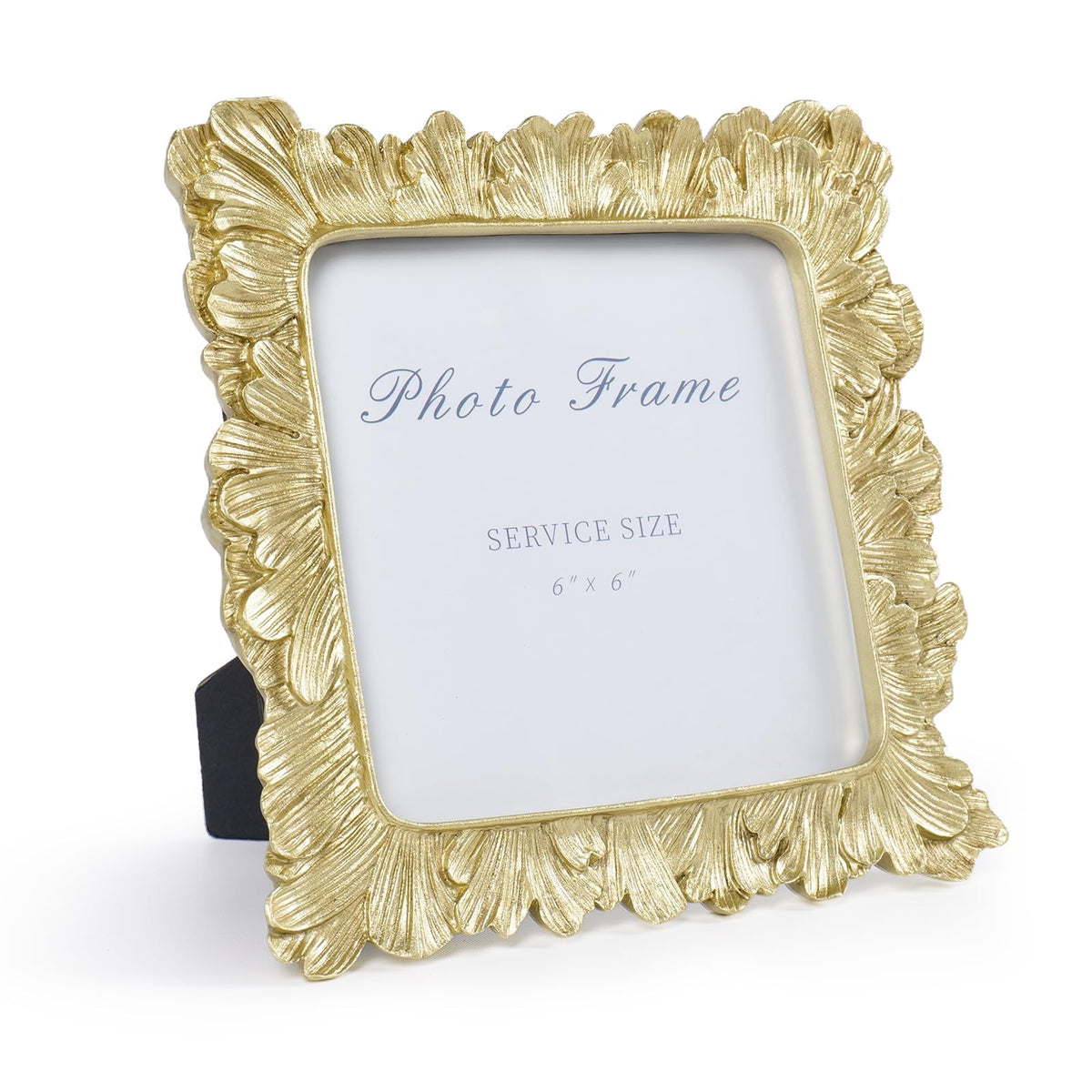 Cuspin 4x6 Vintage Picture Frame Gold Ornate Resin Arched Photo Frame