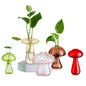 Glasseam Mushroom Plant Propagation Station, Small Glass Propagation Vases