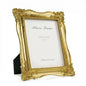 Cuspin 4x6 Vintage Picture Frame Gold Ornate Resin Arched Photo Frame