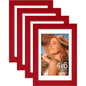 Vittanly 8x10 Picture Frames Set of 4, for Wall or Tabletop, Pale Pink