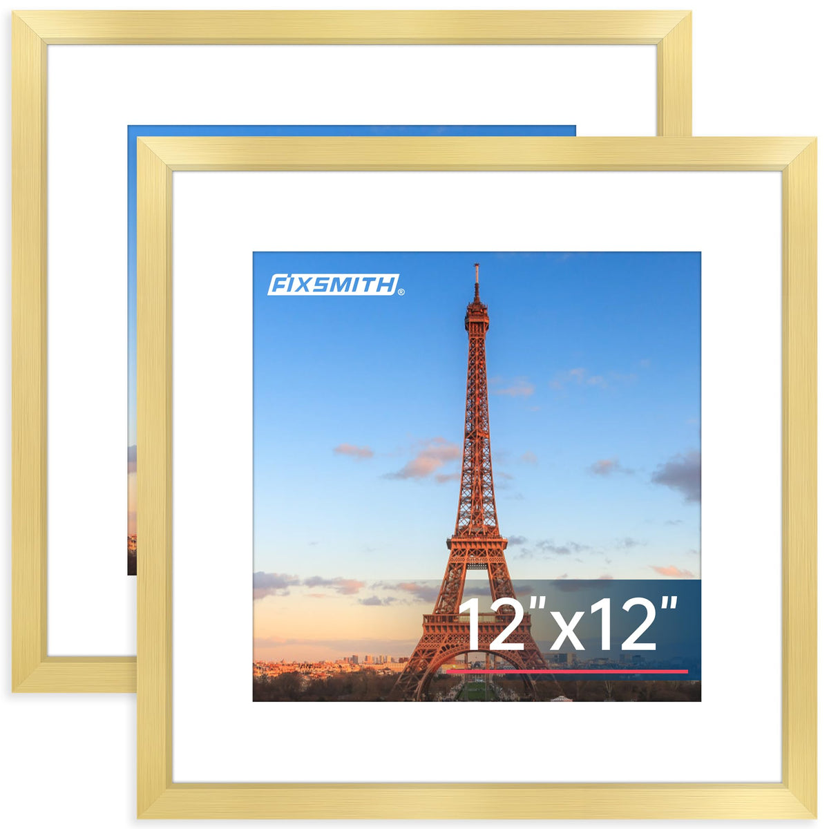 FIXSMITH 10 Pack Picture Frames Collage Wall Decor for Mounting or Tabletop Display, Gallery Wall Frame Set with Two 8x10 Black Frames, Four 5x7 Frames and Four 4x6 Frames, Multi-Pack Photo Frame Set