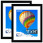 FIXSMITH 5x7 Picture Frame Bulk-4 Pack, Gold Picture Frames Collage Wall Decor, Wall & Tabletop Picture Frames, Photo Frame with HD Plexiglass, Display Pictures 4x6 with Mat or 5x7 Without Mat