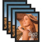 Vittanly 8x10 Picture Frames Set of 4, for Wall or Tabletop, Pale Pink