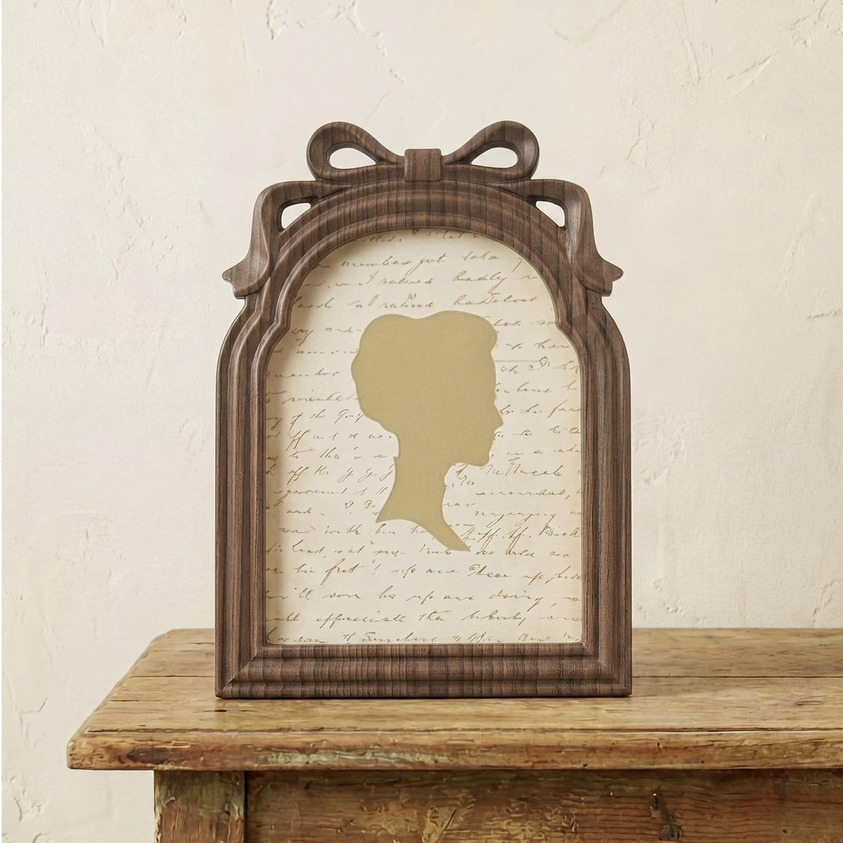 AceOrbit 4x6 Inch Light Blue Petal Arched Picture Frame Cute Scalloped
