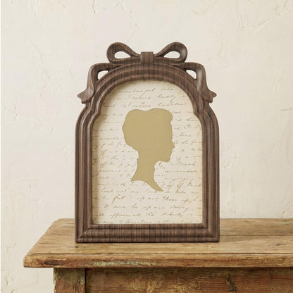 AceOrbit 4x6 Inch Light Blue Petal Arched Picture Frame Cute Scalloped