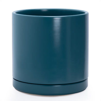 D'vine Dev 3.5 Inch Ceramic Planter Pot, Teal, 94-O-A-9