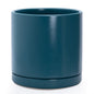 D'vine Dev 3.5 Inch Ceramic Planter Pot, Teal, 94-O-A-9