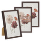 upsimples 4x6 Picture Frame Glass, Thin Border, Gold Photo Frames, 3 Pack