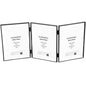 Gold 8x10'' Floating Frame Set of 2,For Photo Sizes( 5x7'',6x8'',7x9''),Beautiful Metal Beaded Edge Frames Adjustable Tabletop/Shelf Photo Frame,Classy Gift Choice for Wedding
