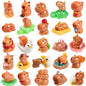 ywevyezc 42 Pcs Mini Resin Animals 42 Styles Resin Animals Figurines Bulk for Micro Garden Hide Accessories Crafts Decor