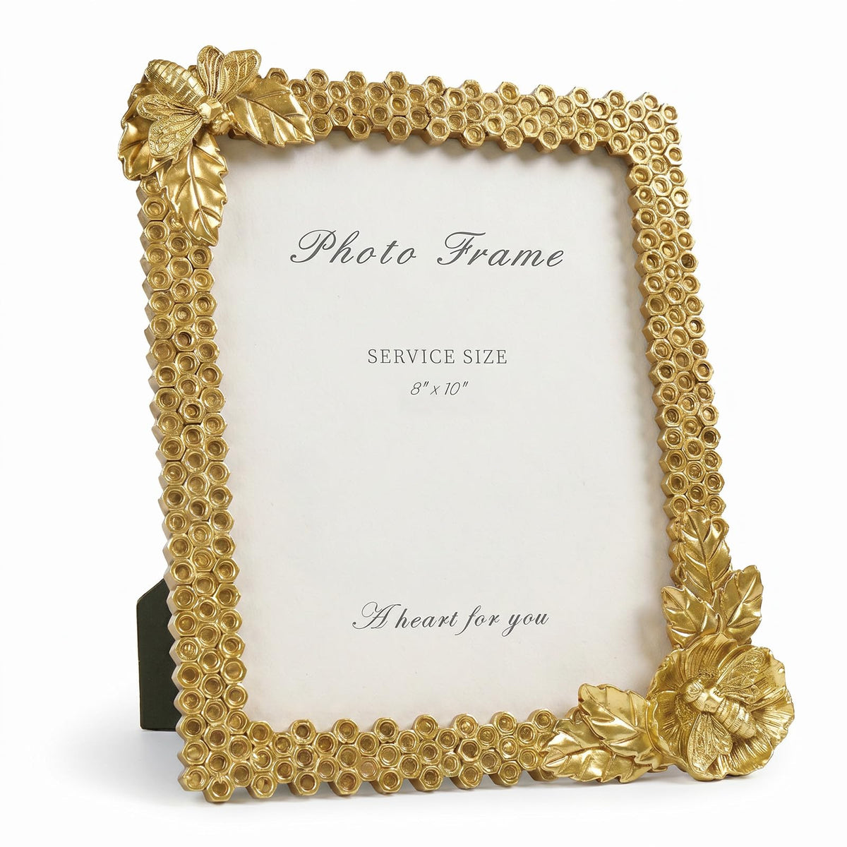 Cuspin 4x6 Vintage Picture Frame Gold Ornate Resin Arched Photo Frame