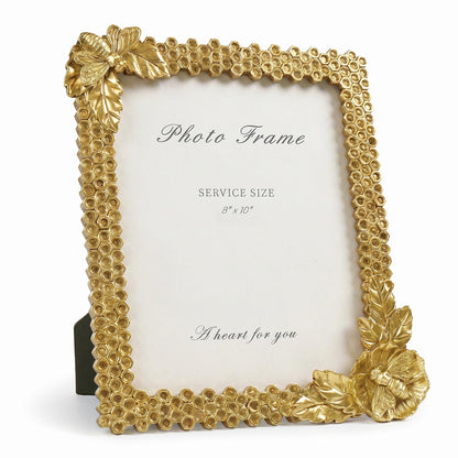 Cuspin 4x6 Vintage Picture Frame Gold Ornate Resin Arched Photo Frame