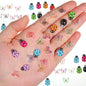 Sibba 100Pcs Mini Resin Butterfly Ladybug, Miniature Dollhouse Fairy Garden Accessories, Mini Resin Animals Figurines for Adults Micro Landscaping, Terrarium, Scrapbook, Nail Art