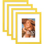 Vittanly 8x10 Picture Frames Set of 4, for Wall or Tabletop, Pale Pink