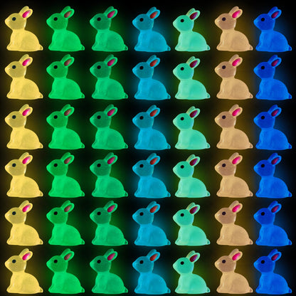 DULEFUN 150pcs Mini Resin Animals, Colorful Duck Figurine Hide DIY Decor