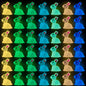 DULEFUN 150pcs Mini Resin Animals, Colorful Duck Figurine Hide DIY Decor