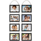 4x6 Hanging Picture Frames Collage with 8 Openings - Rustic Brown, 2 PK