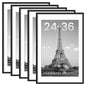 upsimples 11x14 Picture Frame, Gallery Wall Frames Set of 5, Gold