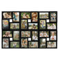 J.M.Deco Collage Picture Frames for Wall 24 Slots, Large Photo Frame Collage Wall Hanging for 4 x 6 Photo, Christmas Gift for Family or Friends - Retro Gold