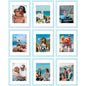 Vittanly 8x10 Picture Frames Set of 9 for Wall or Tabletop Display, Gold