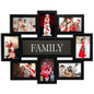 Jerry & Maggie Family Photo Frame 22x17, PVC Picture Frames Collage Wall Decor 9 Opening Wall Hanging For 6x4 Photos 8 Pack, No-Assembly 3D Design Waterproof Memorial Keepsake, Ashes