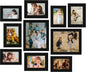 LUCKYLIFE Picture Frames Collage Wall Decor 10-Pack, Gallery Wall Frame Set with 8x10 5x7 4x6 Frames in 3 Different Finishes