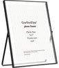 Gold 8x10'' Floating Frame Set of 2,For Photo Sizes( 5x7'',6x8'',7x9''),Beautiful Metal Beaded Edge Frames Adjustable Tabletop/Shelf Photo Frame,Classy Gift Choice for Wedding