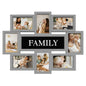 Jerry & Maggie Family Photo Frame 22x17, PVC Picture Frames Collage Wall Decor 9 Opening Wall Hanging For 6x4 Photos 8 Pack, No-Assembly 3D Design Waterproof Memorial Keepsake, Ashes