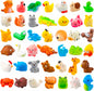ywevyezc 42 Pcs Mini Resin Animals 42 Styles Resin Animals Figurines Bulk for Micro Garden Hide Accessories Crafts Decor