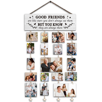 Family Picture Frames Collage Photo Hanging Display Picture Board