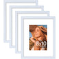 Vittanly 8x10 Picture Frames Set of 4, for Wall or Tabletop, Pale Pink