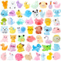 ywevyezc 42 Pcs Mini Resin Animals 42 Styles Resin Animals Figurines Bulk for Micro Garden Hide Accessories Crafts Decor