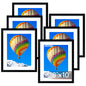 FIXSMITH 10 Pack Picture Frames Collage Wall Decor for Mounting or Tabletop Display, Gallery Wall Frame Set with Two 8x10 Black Frames, Four 5x7 Frames and Four 4x6 Frames, Multi-Pack Photo Frame Set