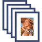 Vittanly 8x10 Picture Frames Set of 4, for Wall or Tabletop, Pale Pink