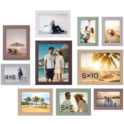 Funtopia 10 Pack Picture Frames Set, Picture Frames Collage Home Wall Decor