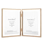 Gold 5x7'' Floating Picture Frames 2Pack,for Photo Sizes(3.5x5&4x6),Beaded Metal Edge,Adjustable Tabletop/Shelf Display for Wedding,Home & Office Decor