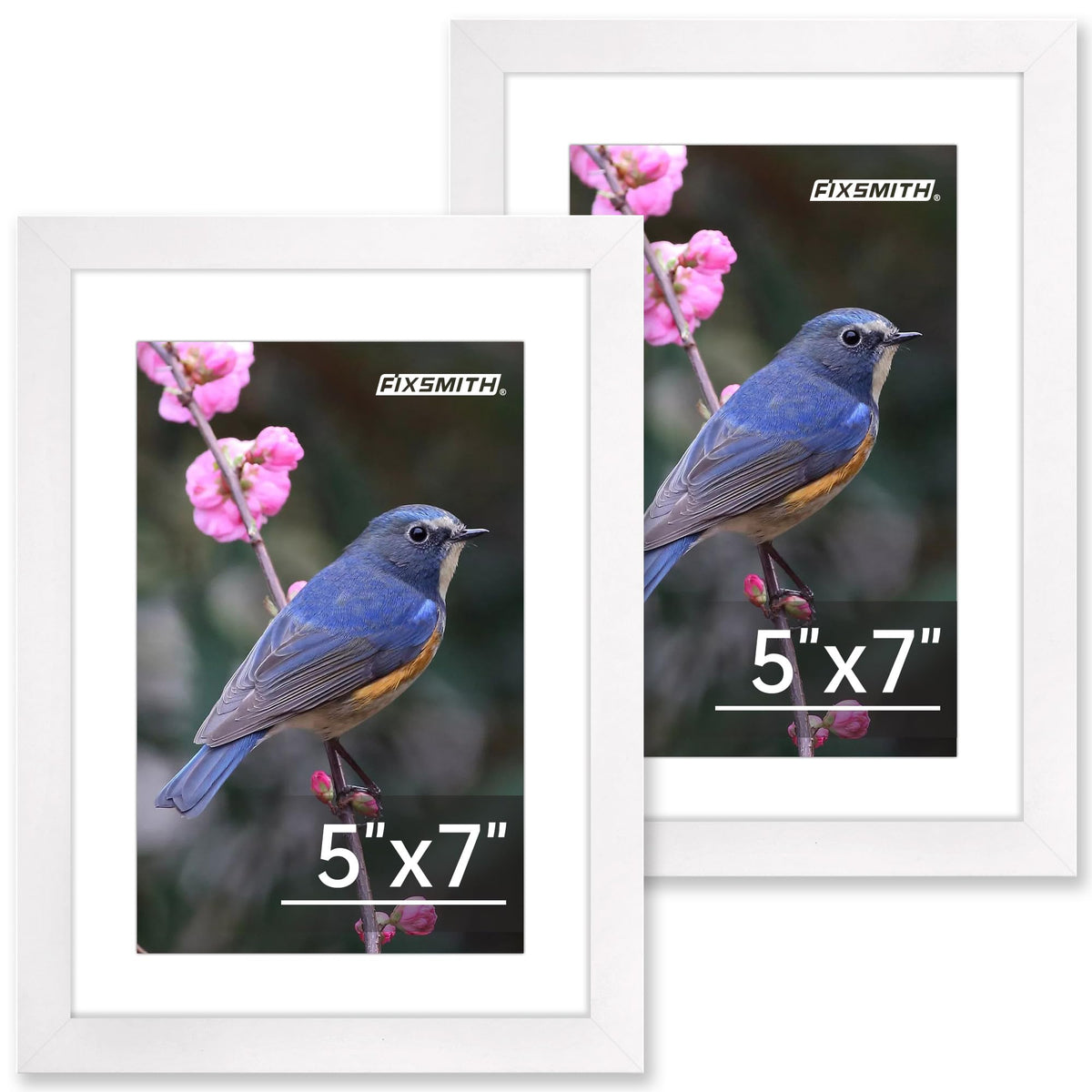 FIXSMITH 10 Pack Picture Frames Collage Wall Decor for Mounting or Tabletop Display, Gallery Wall Frame Set with Two 8x10 Black Frames, Four 5x7 Frames and Four 4x6 Frames, Multi-Pack Photo Frame Set