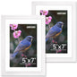 FIXSMITH 10 Pack Picture Frames Collage Wall Decor for Mounting or Tabletop Display, Gallery Wall Frame Set with Two 8x10 Black Frames, Four 5x7 Frames and Four 4x6 Frames, Multi-Pack Photo Frame Set