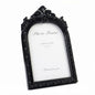 Cuspin 4x6 Vintage Picture Frame Gold Ornate Resin Arched Photo Frame