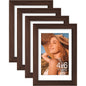Vittanly 8x10 Picture Frames Set of 4, for Wall or Tabletop, Pale Pink