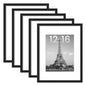 upsimples 11x14 Picture Frame, Gallery Wall Frames Set of 5, Gold