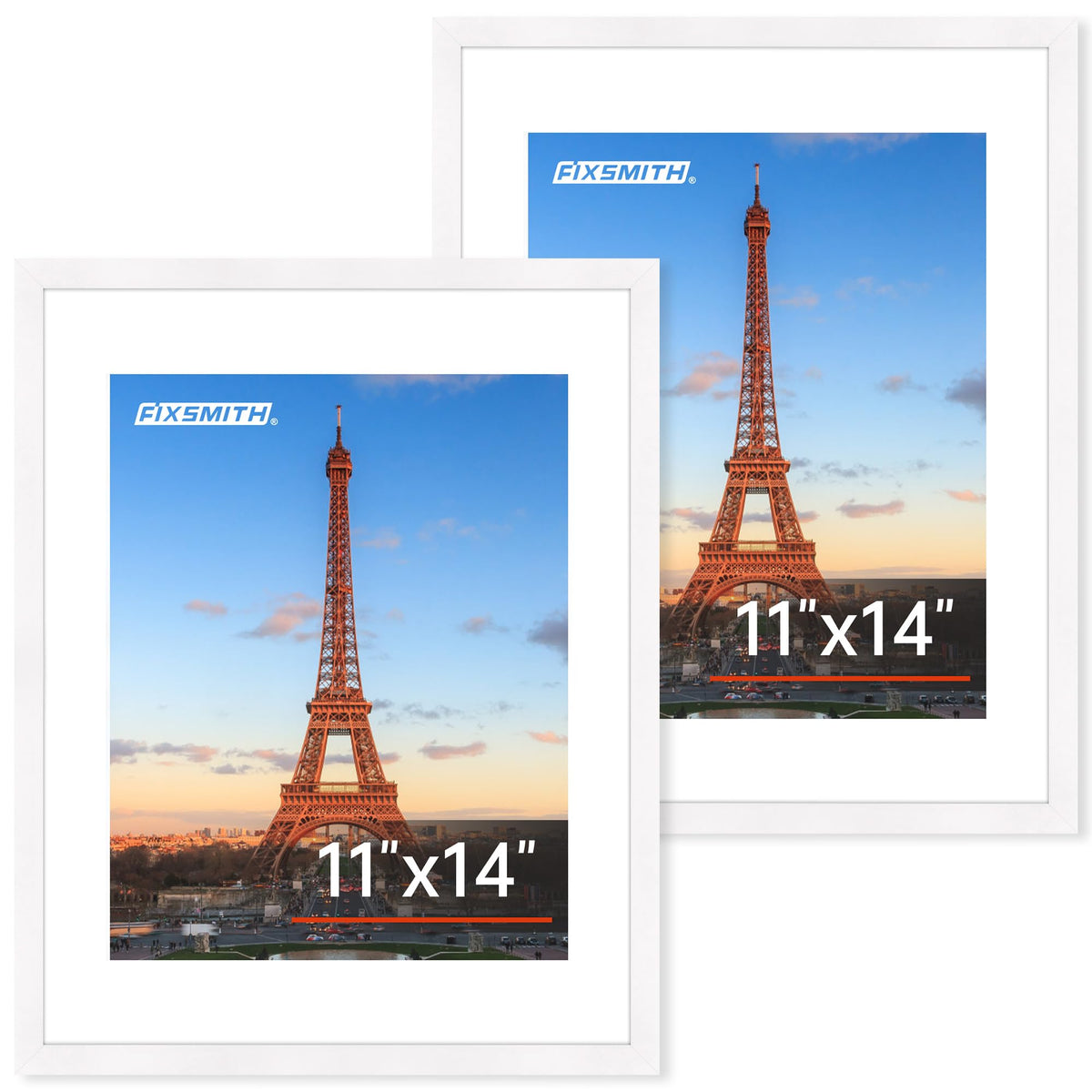 FIXSMITH 10 Pack Picture Frames Collage Wall Decor for Mounting or Tabletop Display, Gallery Wall Frame Set with Two 8x10 Black Frames, Four 5x7 Frames and Four 4x6 Frames, Multi-Pack Photo Frame Set