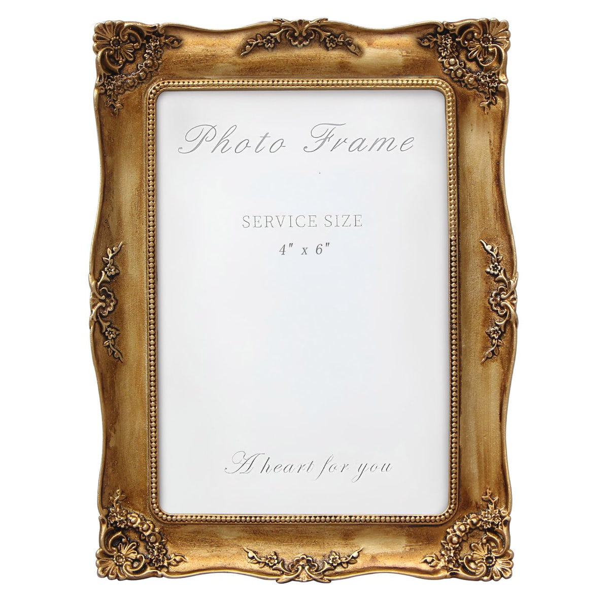 Vintage Picture Frame 8x10 Inch, Ornate Photo Frame (Green)