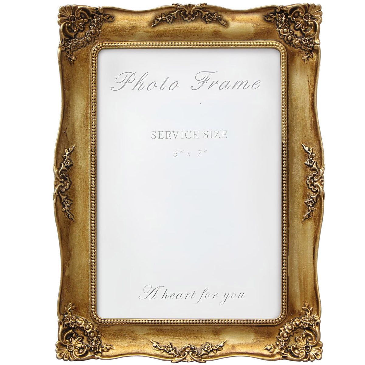 Vintage Picture Frame 8x10 Inch, Ornate Photo Frame (Green)