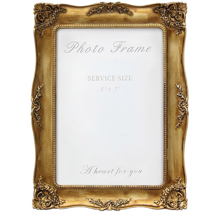 Vintage Picture Frame 8x10 Inch, Ornate Photo Frame (Green)