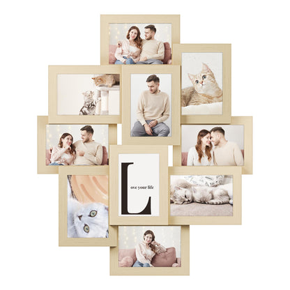 SONGMICS Collage Picture Frames, 4 x 6 for Wall Decor, Set of 12