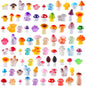 DIYDEC 40pcs Mini Resin Animal 40 Styles Tiny Resin Animals Miniature Little Small Animal Figures Bulk for Micro Fairy Garden Landscape Accessories Dollhouse Hide Crafts Decor Aquarium Toys