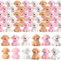 60 Pcs Mini Resin Dog Figures Puppy Animal Miniature Figurines