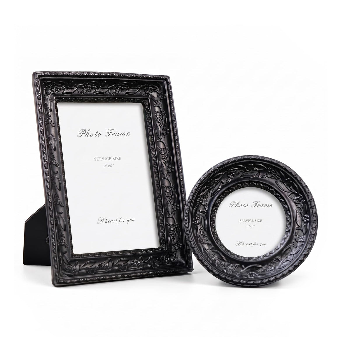 Cuspin 4x6 Vintage Picture Frame Gold Ornate Resin Arched Photo Frame