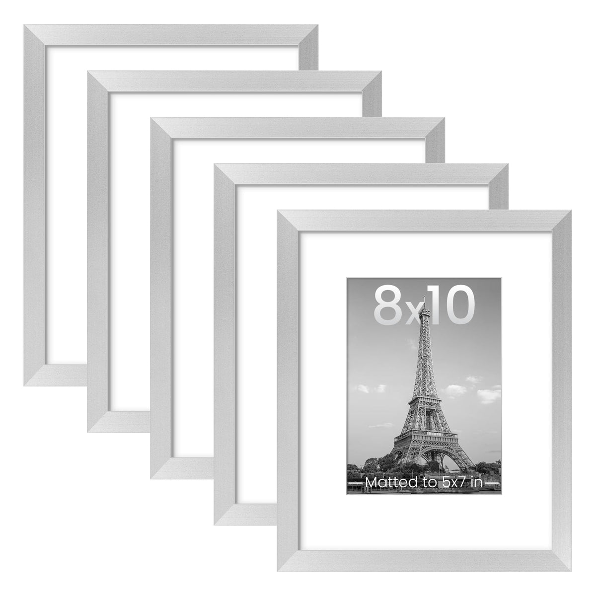 upsimples 11x14 Picture Frame, Gallery Wall Frames Set of 5, Gold